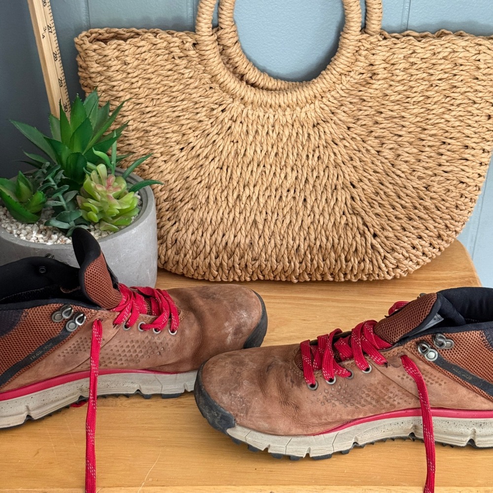 Danner Trail 2650 Mid 4in GTX Gore-Tex Hiking Boots Womens 8 Brown Red Gorpcore - Picture 9 of 12